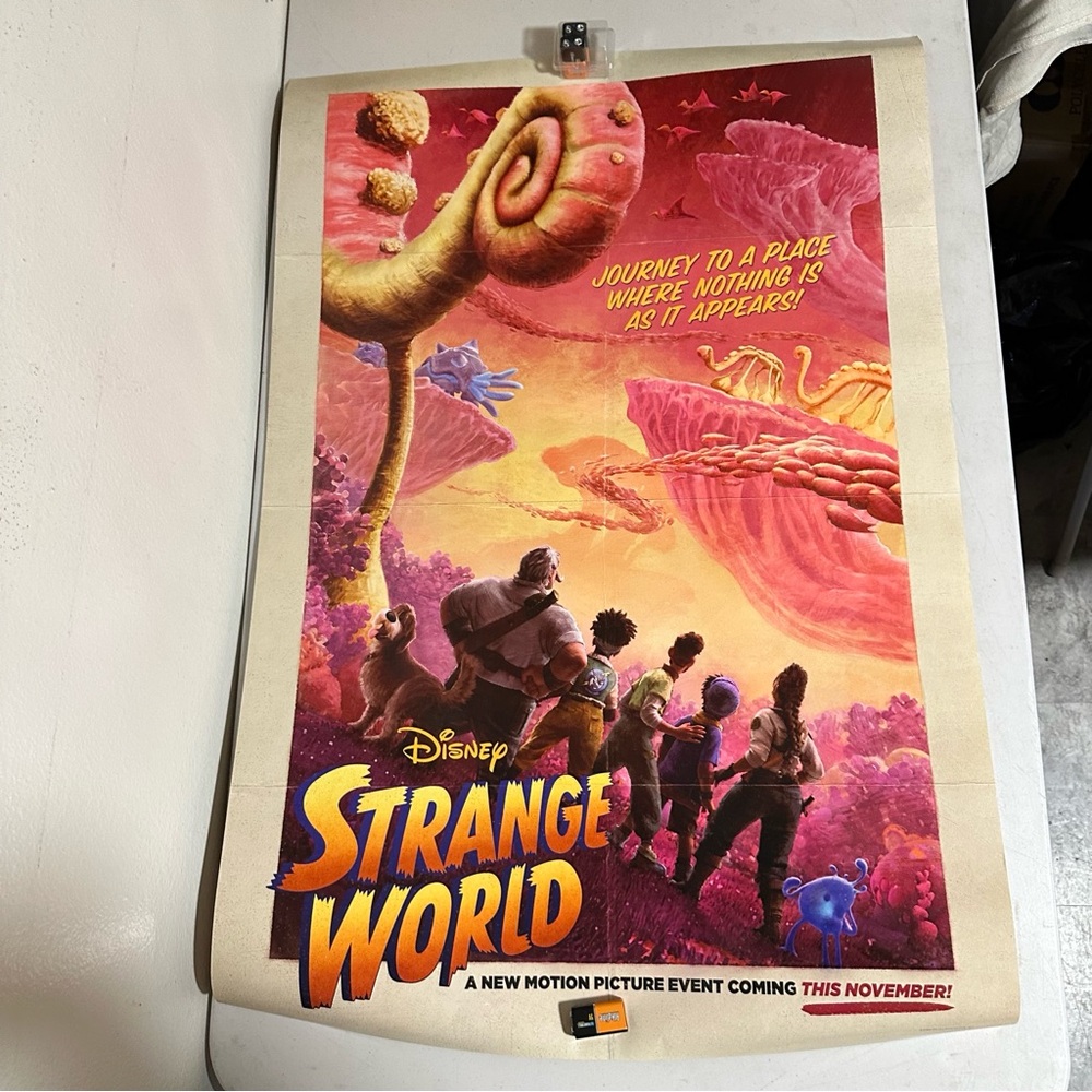 Disney's STRANGE WORLD 2022 Advance Teaser DS 2 Sided 27x40" US Movie Poster